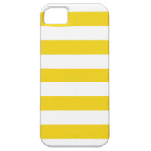 Lemon Yellow Stripes Pattern iPhone 5 Case