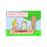 lemonade non-smoking sticker