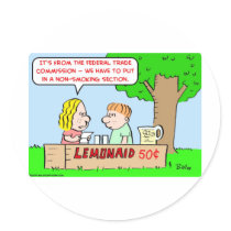 lemonade non-smoking stickers by rexfmay lemonade non-smoking stickers