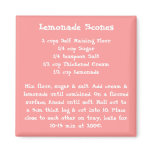 Lemonade Scones Recipe Magnet color
