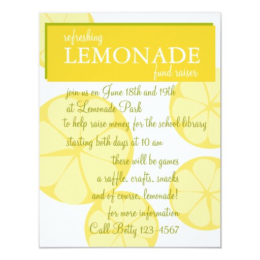 Lemonade Stand Card Zazzle