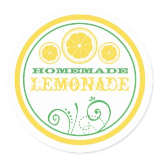Lemonade Stand Logo Stickers sticker
