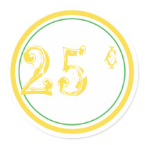 Lemonade Stand Price Stickers