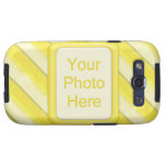 Lemonade Stripes Galaxy SIII Cases