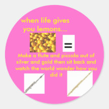 lemons= a flute stickers