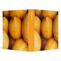Lemons Vinyl Binder