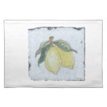Lemons~ Handcrafted Courtyard Tile, Italy Placemat