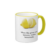 Lemons Lesson ! Coffee Mugs