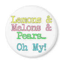 Lemons, Melons, and Pears...Oh My magnets