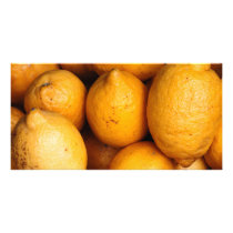 Lemons Customized Photo Card