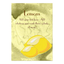 Lemons Poster posters