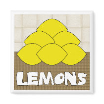 Lemons Series 1 Square Magnet magnets