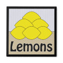 Lemons Series 2 Square Magnet