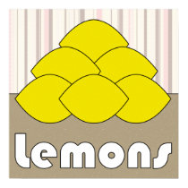 Lemons Series 3 Print by estjohn Lemons Series 3 Print