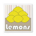 Lemons Series 3 Square Magnet