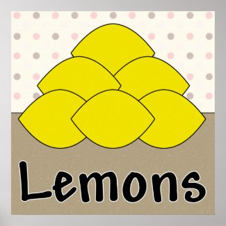 Lemons Series 4 Print print