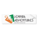 Lempira Adventures Bumper Sticker bumper stickers
