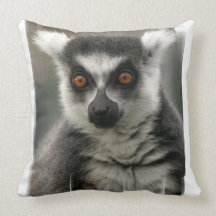 Lemur Face Pillow