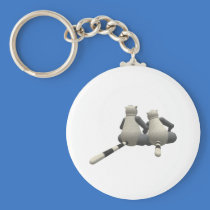 Lemur Love Keychain