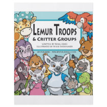Lemur Troops & Critter Groups Flyer Design