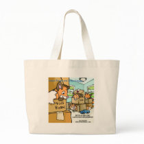 Lemur Troops & Critter Groups Fox Leash Tote Bags