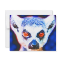 *Lemur* Wild Spirit Designs invitations by MidnightDreamer *Lemur* Wild Spirit Designs invitations