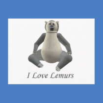 Lemurs at Risk Postcards