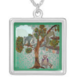 Lemurs of a Boho Jade Forest Custom Jewelry