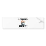 LEMURS Rule! Bumper Stickers