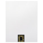 Len Lime round slices frame, black back Personalized Letterhead