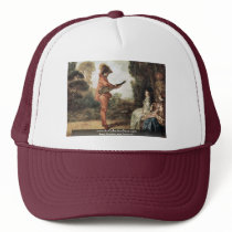 L'Enchanteur By Watteau Antoine Trucker Hats