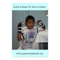 Lend a Hand to Save a Hand posters