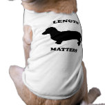Length Matters Dog T Shirt
