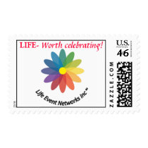LENI Rainbow Daisy Logo Stamp