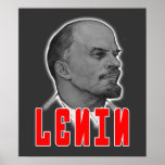 Lenin Profile Poster posters