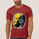 LENIN WITH HEADPHONES Crew Neck T-Shirt t-shirts