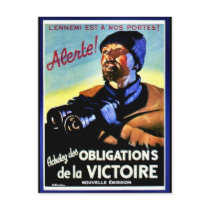 L'ennemi St A Nos Portes! Alerte! postcards by ww2posters L'ennemi St A Nos Portes! Alerte! postcards