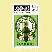 Lennon Clan Motto Postage Stamps stamps