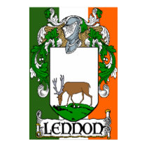 Lennon Coat of Arms Irish Flag Print