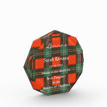 Lennox Scottish Tartan Award