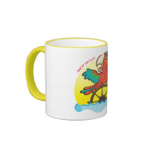 Lenny the Pirate Parrot Coffee Mug