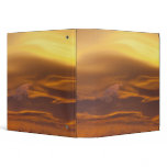 Lenticular cloud at sunset binders