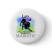 Leo About You Pinback Button