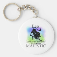 Leo About You Keychain