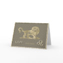 Leo Birthday Card