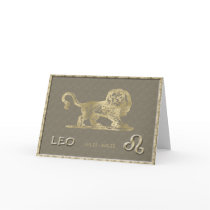 Leo Birthday Card by jereeb Leo Birthday Card