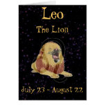 Leo Birthday Card