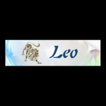 Leo Bumper Sticker bumper stickers