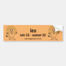 Leo Bumper Sticker