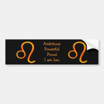 Leo Bumper Sticker
